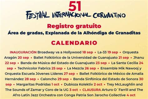 Ya está abierto el registro en línea para eventos del Festival