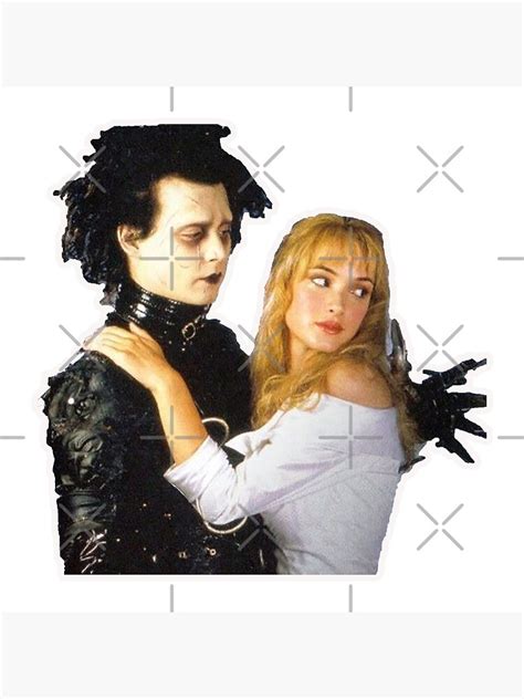 Edward Scissorhands And Kim Poster For Sale By Mandydaniela Redbubble