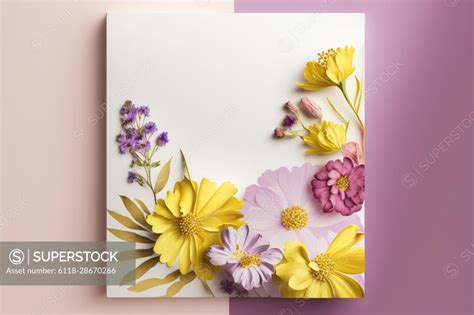 Un Fondo De Primavera Con Flores De Colores Pastel Es Una Obra De Arte