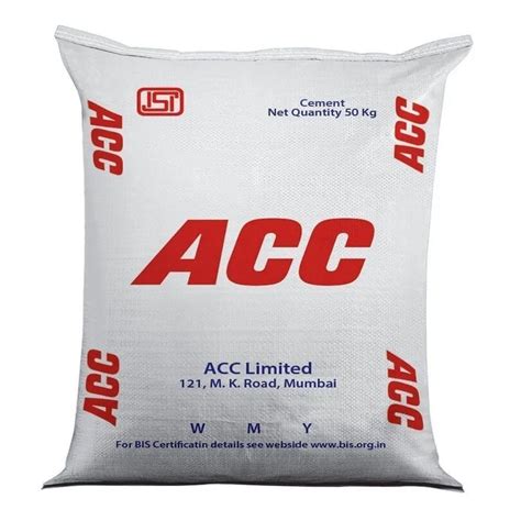 Acc Opc Grade Cement At Rs Bag Construction Cement In