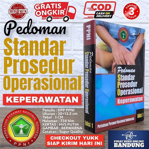 Jual PEDOMAN STANDAR PROSEDUR OPERASIONAL KEPERAWATAN SDKI SIKI SLKI