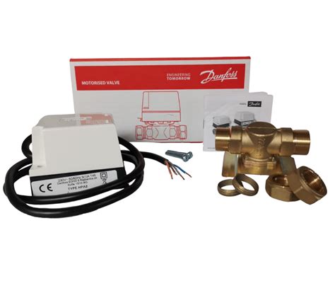 Danfoss Hp22 Motorised 2 Port Valve And 2 Port Actuator Complete Set