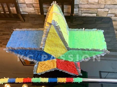 Star Party Pi Ata Pinata Customized Personalized Pull String