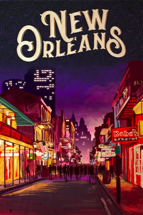 New Orleans Travel Poster Etsy New Orleans Travel Travel Art