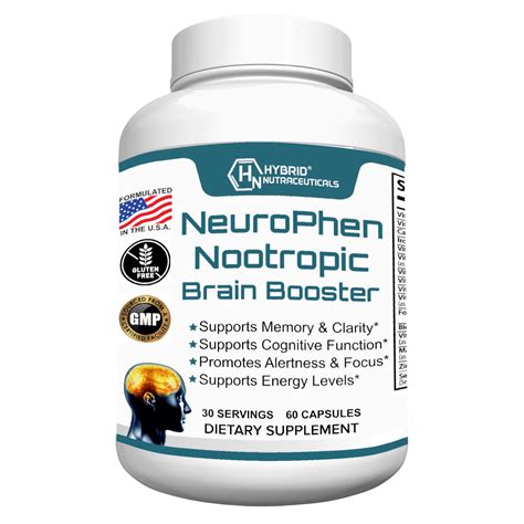 Neurophen Nootropic Brain Booster Supplement Enhanced Brain Focus