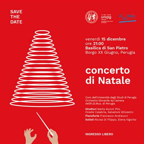 Concerto Di Natale Del Coro Universit Degli Studi Di Perugia