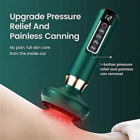 ABS Plastic Cupping Set Gua Sha Massage 3 In 1 Smart Electric Cupping