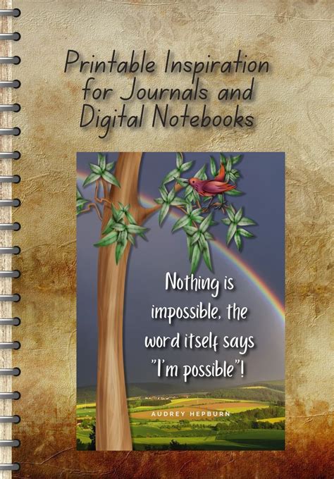 Free Printable or Downloadable Inspirational Art for your Journal or ...