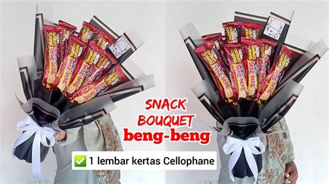 Diy Snack Bouqet Buket Beng Beng Hanya Menggunakan Lembar Kertas