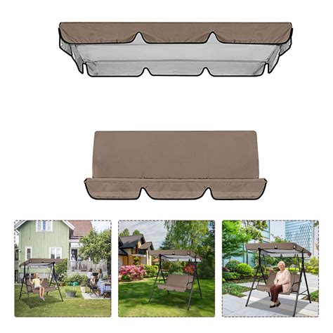 Replacement Outdoor Rain Ceiling Cover Cloth Courtyard Swing Cover