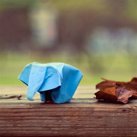 Elephant Origami iPad Wallpapers Free Download