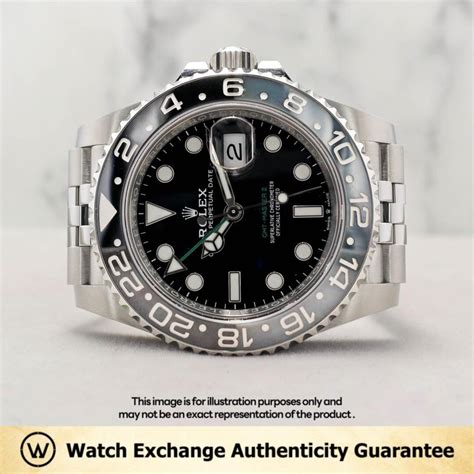 Rolex GMT Master II Bruce Wayne Jubilee 126710GRNR Watch Exchange