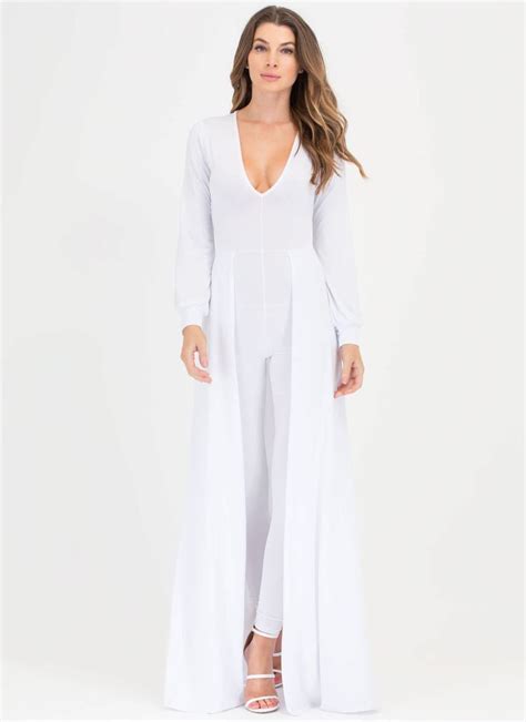 Cora Skinner Gojane Jumpsuits Dresses Fashion White Maxi