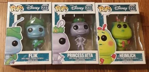 Complete Set Funko Pop Disney A Bug S Life Flik Princess Atta