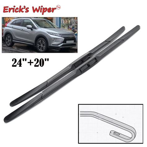 Erick S Wiper Front Hybrid Wiper Blades For Mitsubishi Eclipse Cross