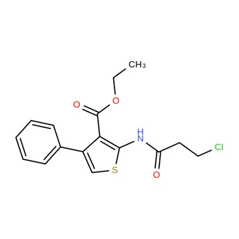 Ethyl Chloropropanamido Phenylthiophene