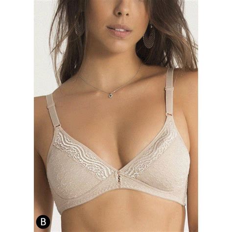 Sutia Bojo Decote Profundo Efeito Silicone Renda Vi Lingerie Pontofrio