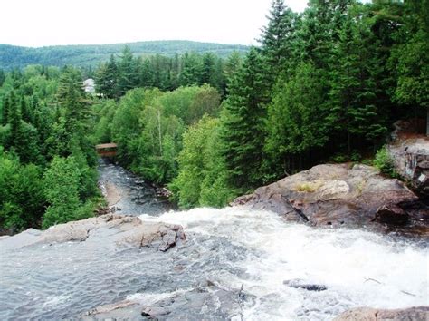 Mauricie La Tuque Canada Parc Des Chutes De La Petite Rivi Re