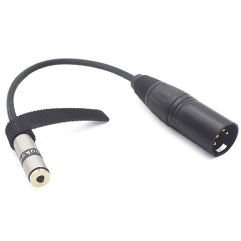 Youkamoo 4 Pin Xlr To 35mm Balanced Female 8 Core Silver