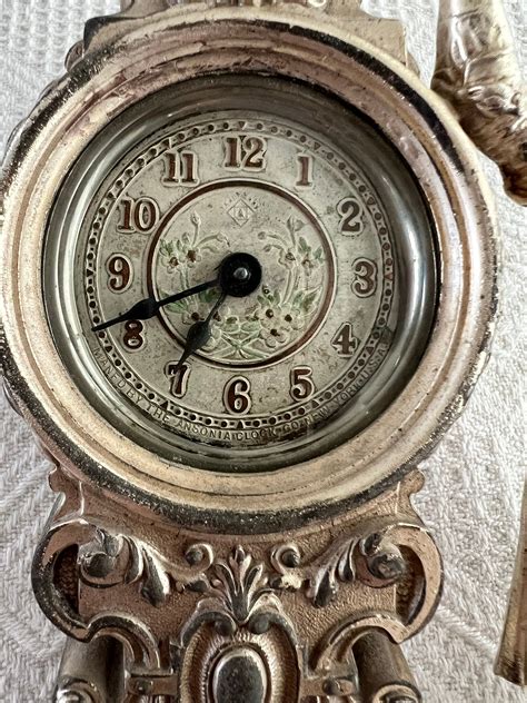 Antique Ansonia Figural Mantel Clock Circa Late 1800s - Etsy