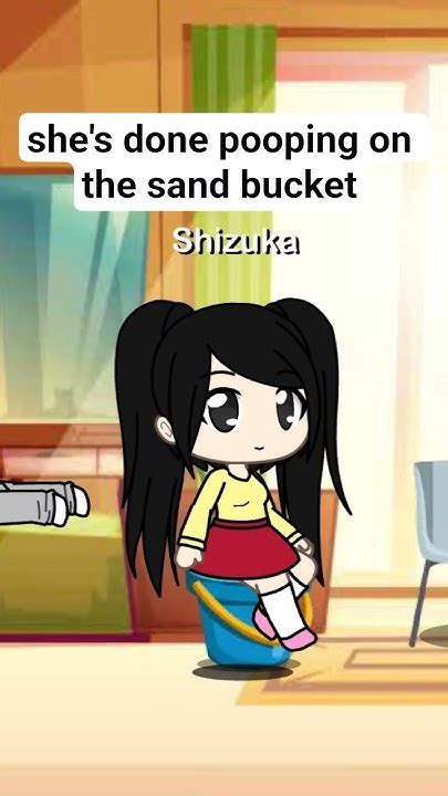 she's done pooping on the sand bucket - YouTube