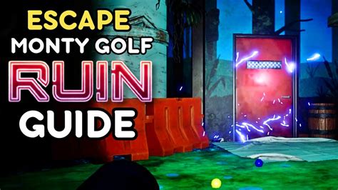 Escape Monty Golf Guide Five Nights At Freddy S Security Breach Ruin