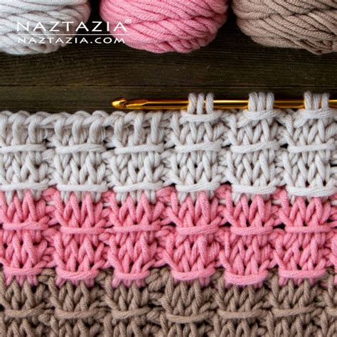 Tunisian Crochet Bamboo Stitch Naztazia