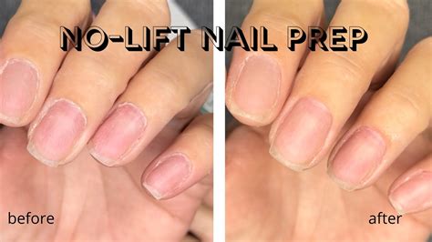 No Lift Natural Nail Prep For Dip Acrylic And Gel That Wont Damage