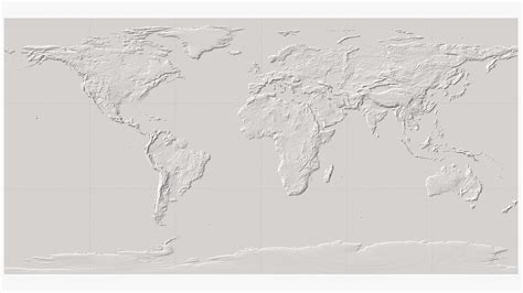 3d Realistic World Map Model Turbosquid 2078843