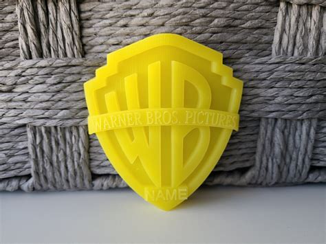 Warner Bros Logo Warner Bros Television 3D Printed Customizable Gift ...