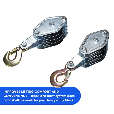 Snapklik.com : Block And Tackle Pulley System - Rope Hoist Pulley ...