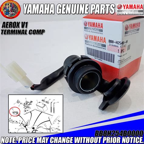 Aerox V Nmax V Sniper Gravis Terminal Comp Ygp Genuine Bb