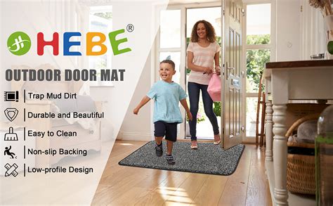 Hebe Indoor Door Mat X Dirt Trapper Door Mat Non Slip Entry