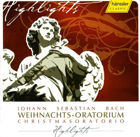 Bach J S Christmas Oratorio Bwv Excerpts Hanssler