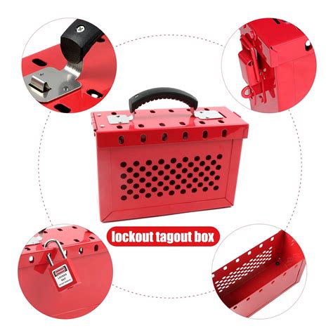 Buy Alamanda Lockout Tagout Lock Box Portable Loto Box Kit Safety