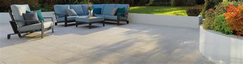 Bourton Steel Grey Patio Porcelain Paving Slabs 900 X 600 X