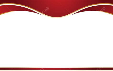 Elegant Red And Gold Certificate Border Vector Elegant Red Border