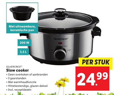 Slow Cooker Aanbieding Bij Lidl