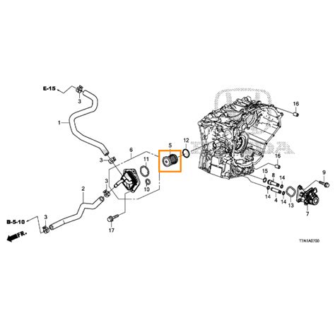 Honda 25450-P4V-013 Genuine Transmission Filter - Loyal Parts