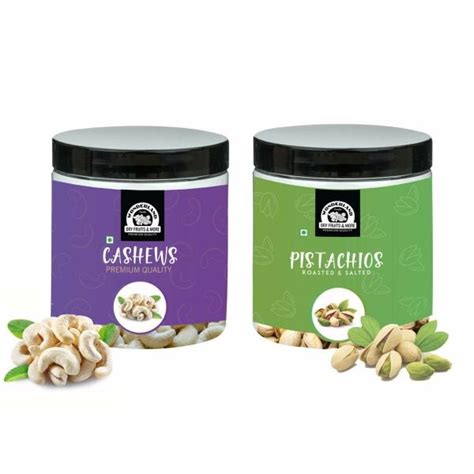 Wonderland Foods Dry Fruits Combo Pack Of Premium Cashews 200g And