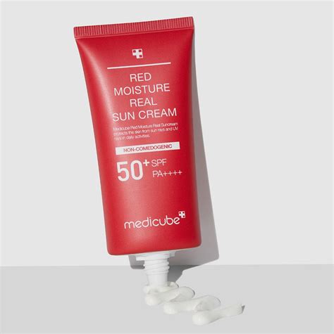 Red Moisture Real Sun Cream 10ml (Sample) | MEDICUBE MY