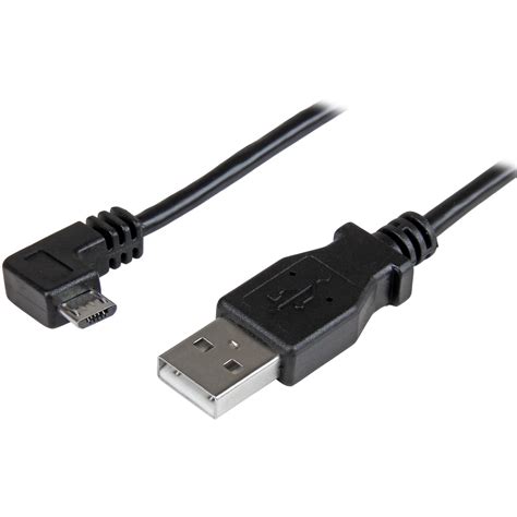 Cable 0 5m Micro USB Acodado a Derecha México