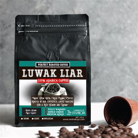 Kopi Luwak Liar Arabika Gayo Gram Bubuk Biji Pure Wild Civet