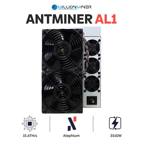 Bitmain Antminer AL1 15 6Th Alephium ALPH Miner Millionminer