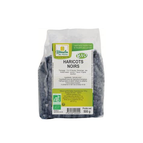 Haricots Noirs Bio 500g Boutique Naturline