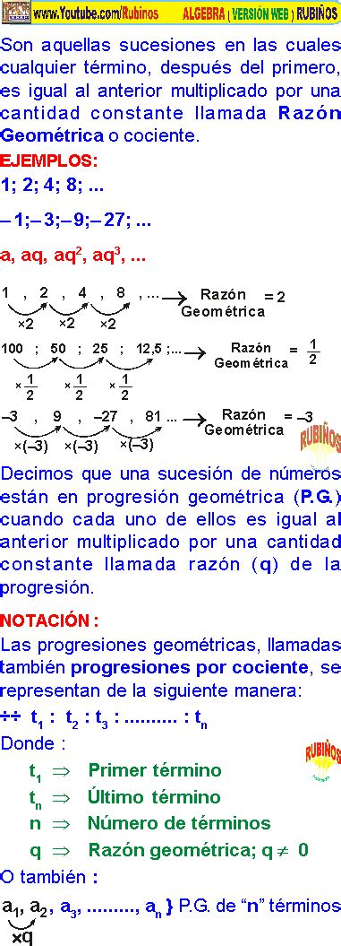 Sucesion Con Progresion Geometrica Mapaglobal