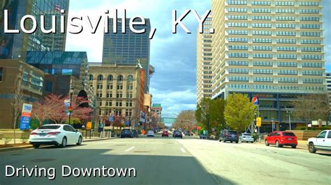 Louisville Ky 4k Hdr Relaxing Ride Driving Downtown Youtube