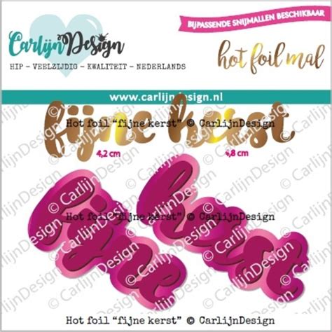 Hot Foil Fijne Kerst Cdhf Craftlines B V