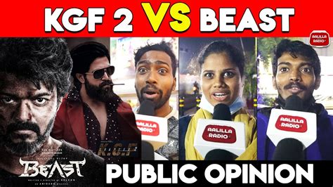 KGF 2 VS Beast Public Opinion Beast Vs KGF 2 Public Review KGF