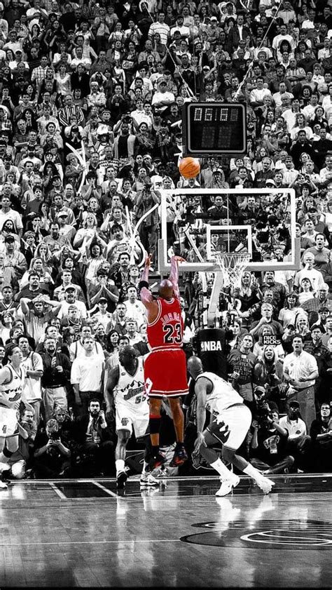 Michael Jordan Last Shot Wallpaper Achtergronden Vintage